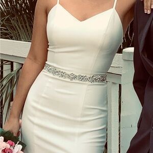 Fame and partners white dress